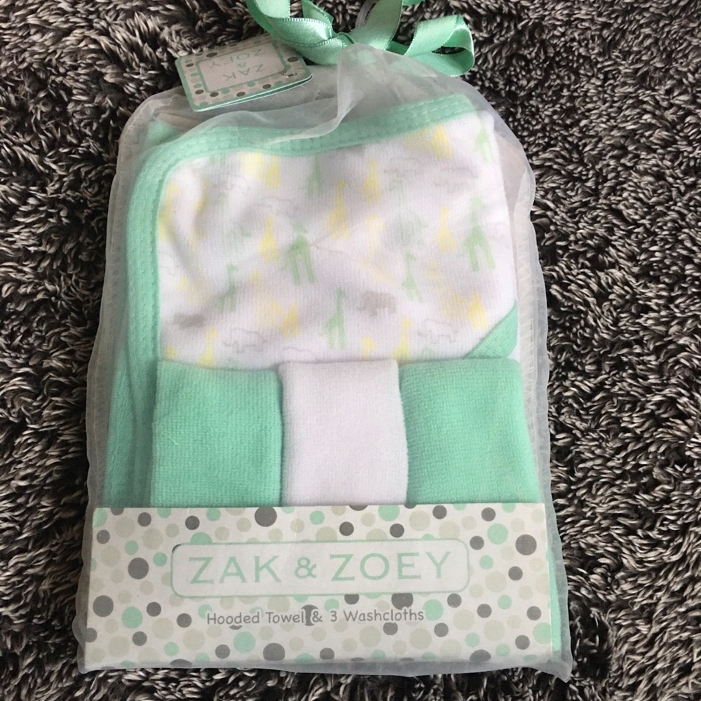 Zak & Zoey baby towel set.